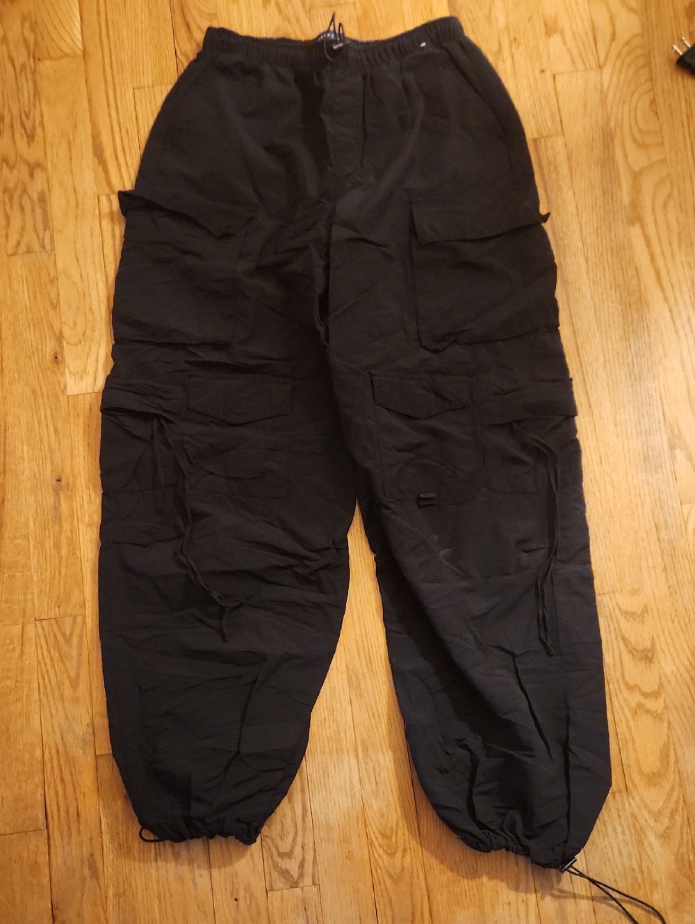 Womens Black Cargo Pants - Utility Style